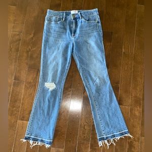 Frame Denim Le Crop Mini Boot